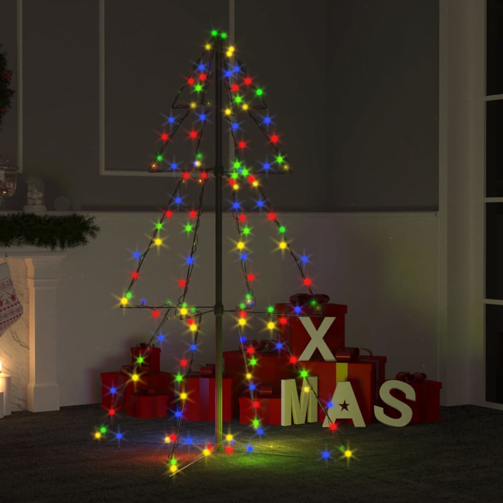 Nevis Cone Tree 160 LEDs Indoor Outdoor 78x120cm