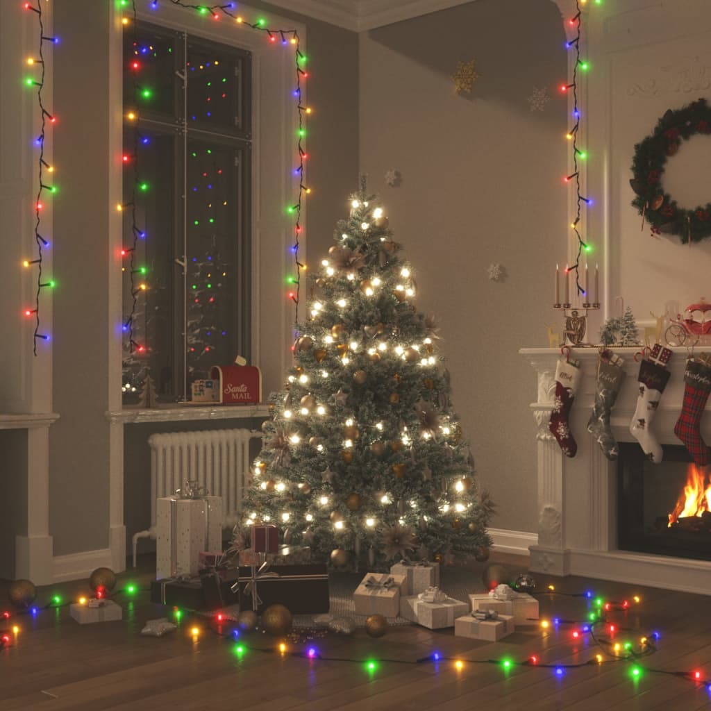 Light String with 400 LEDs - Multicolour 40m 8 Light Effects