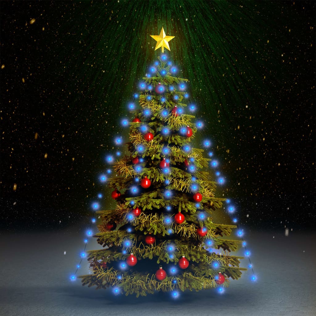 Faune Christmas Tree Net Lights with 150 LEDs Blue 150cm