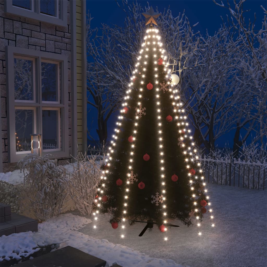 Faune Christmas Tree Net Lights with 300 LEDs Cold White 300cm