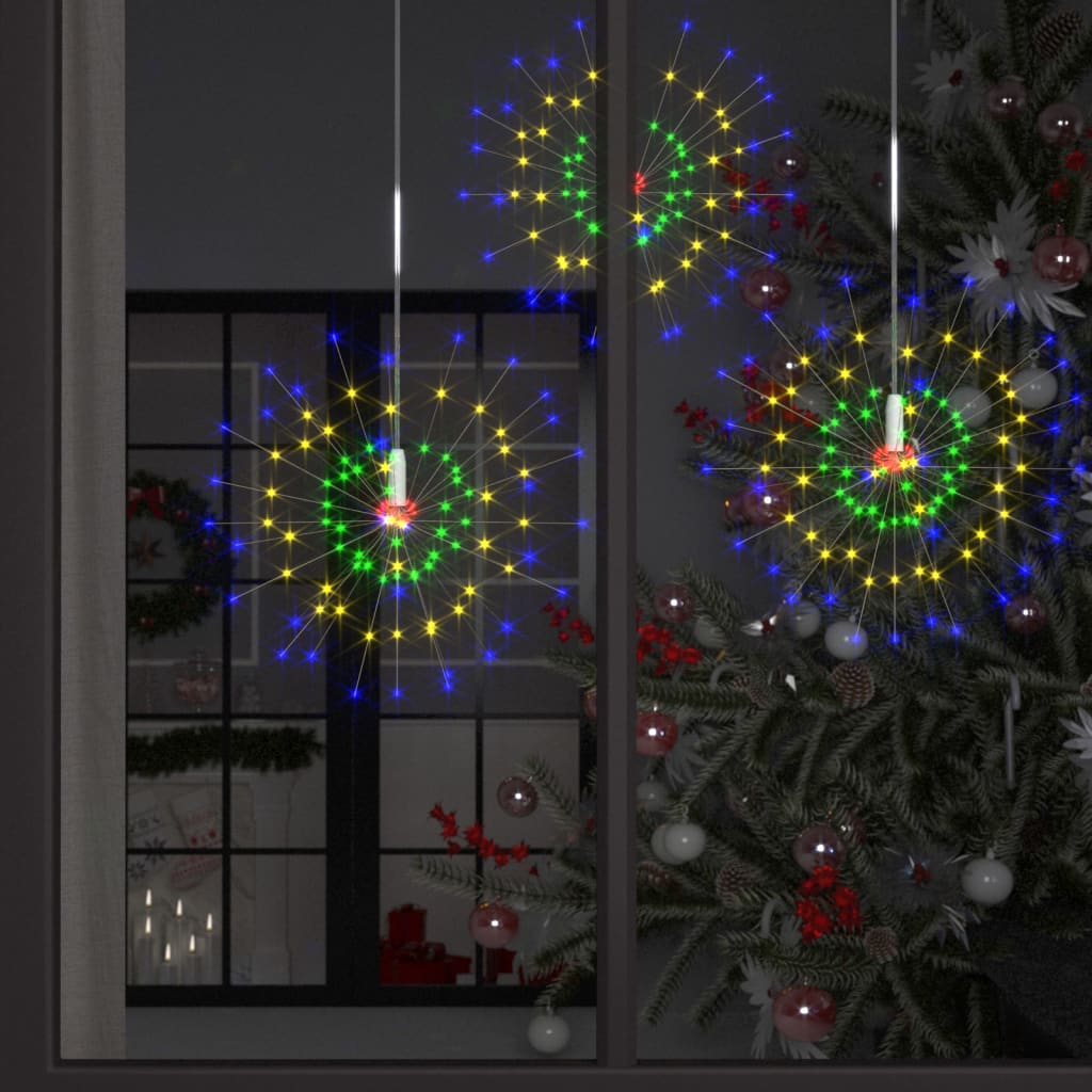 Roche Outdoor Christmas Firecrack Light Multicolour 20cm 140 LEDs