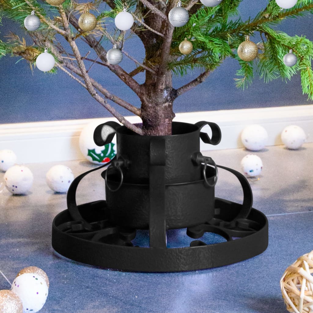 HIVREL Christmas Tree Stand Black 29x29x15.5 cm