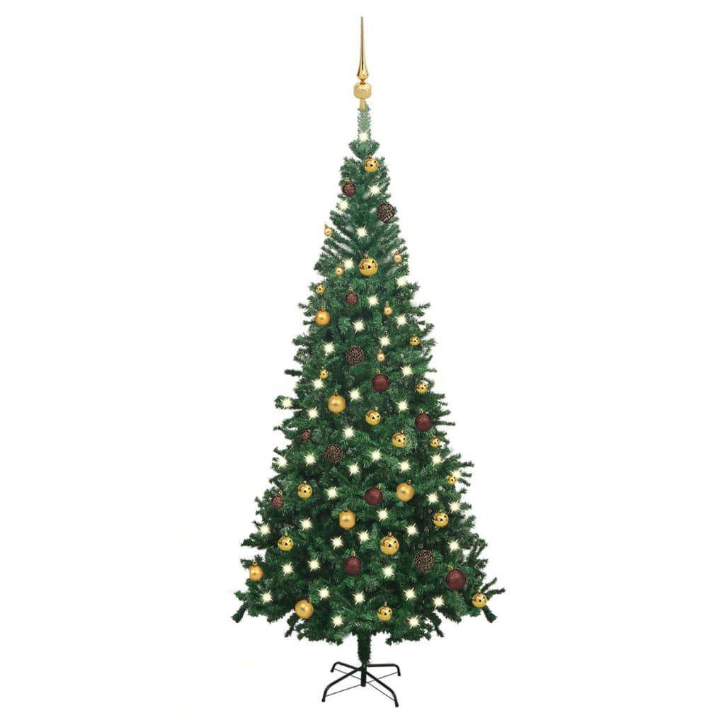 Frois Pre-lit Christmas Tree with Ball Set L 240cm Green
