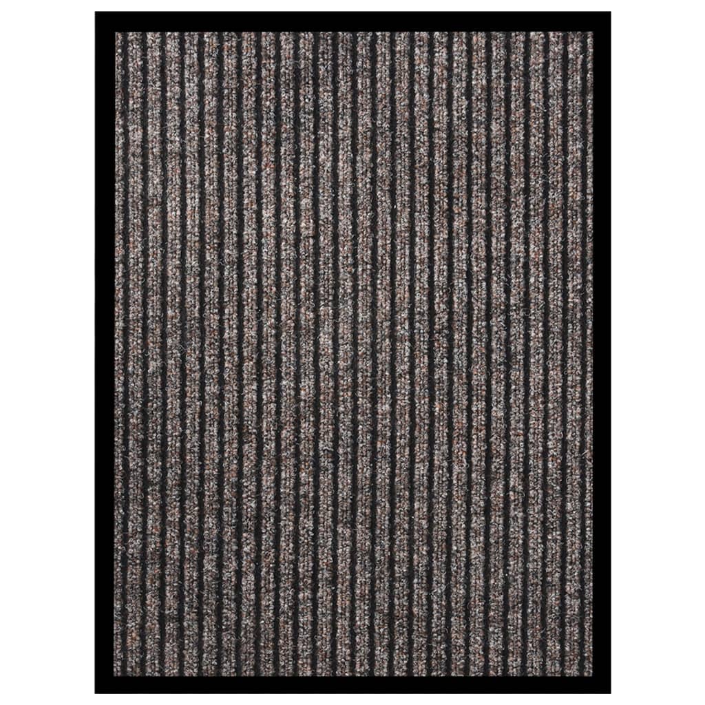 Doormat Striped Beige 40x60 cm