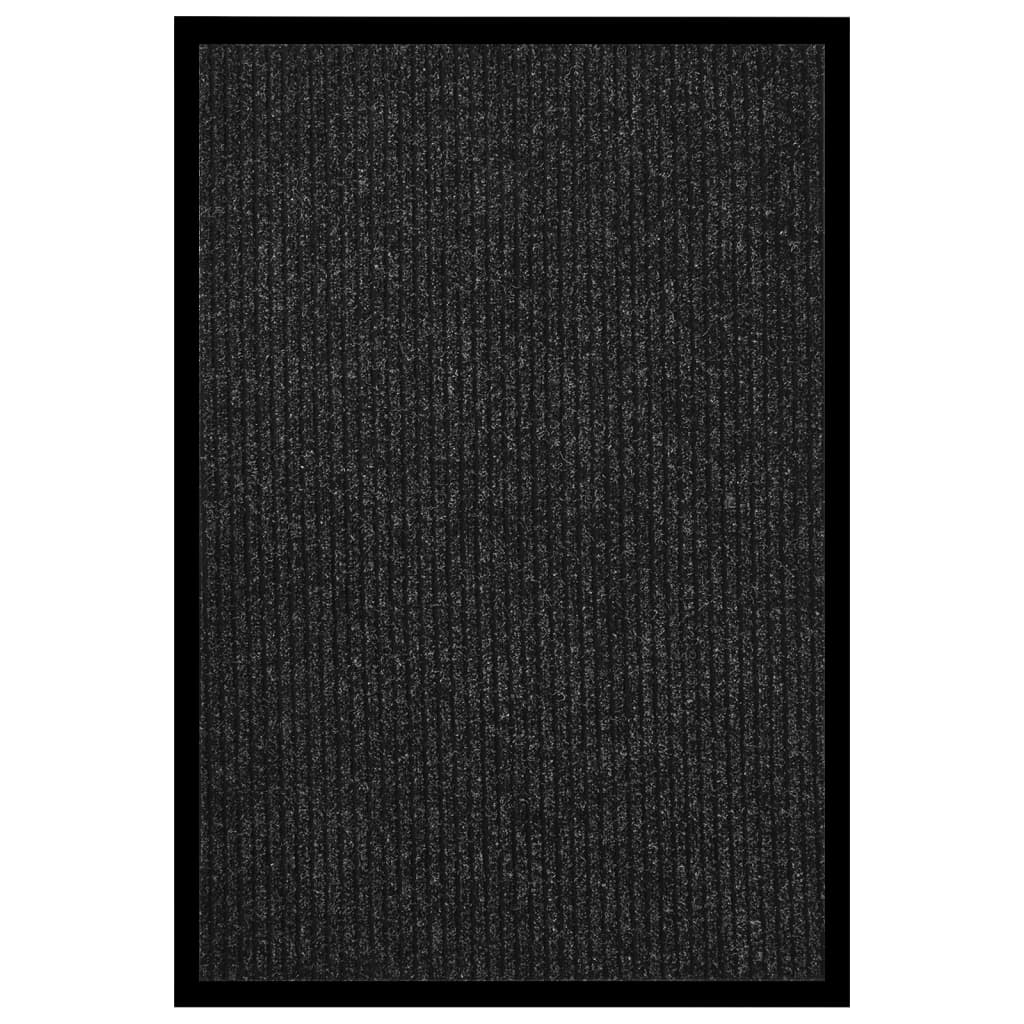 Doormat Striped Anthracite 80x120 cm