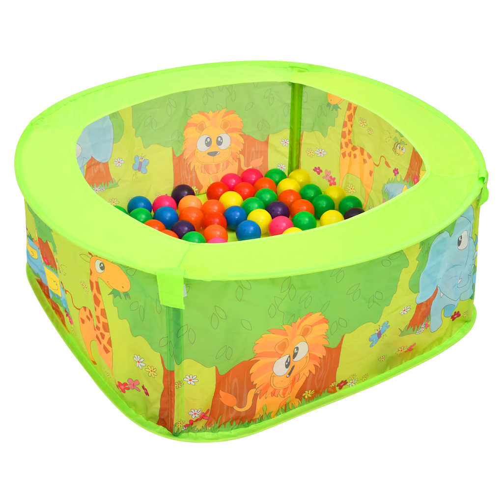 GLWOD Ball Pool with 50 Balls for Kids 75x75x32 cm