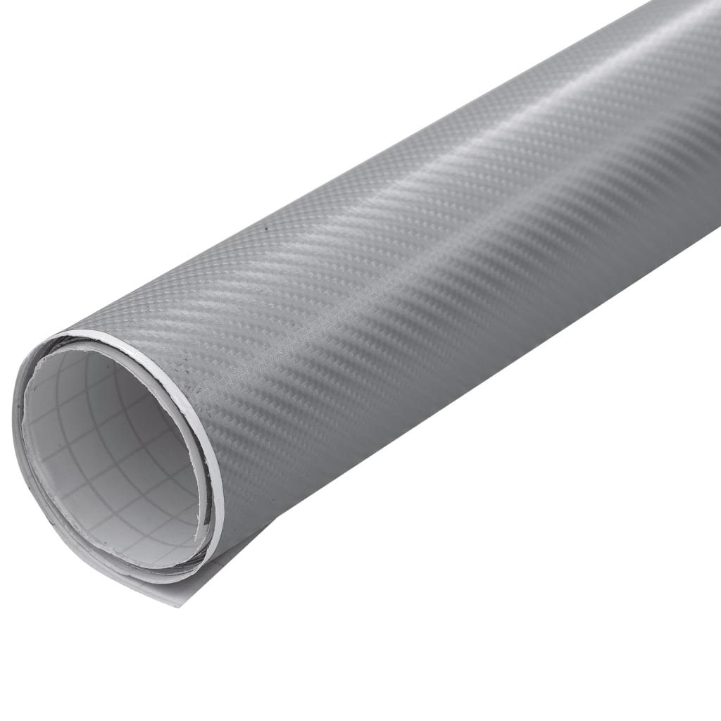 Car Films 2 pcs 4D Silver 100x150 cm+50x150 cm