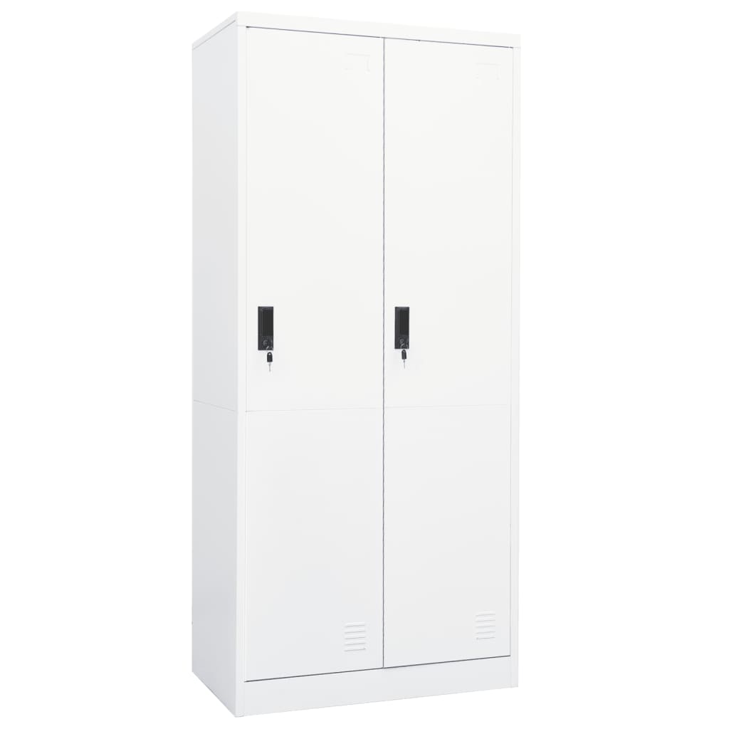 VALERIE 2 Door Wardrobe White - 80cm