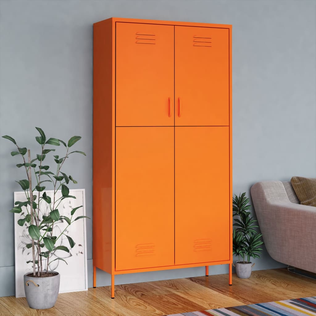 ASPEN 2 Door Wardrobe Orange - 90cm