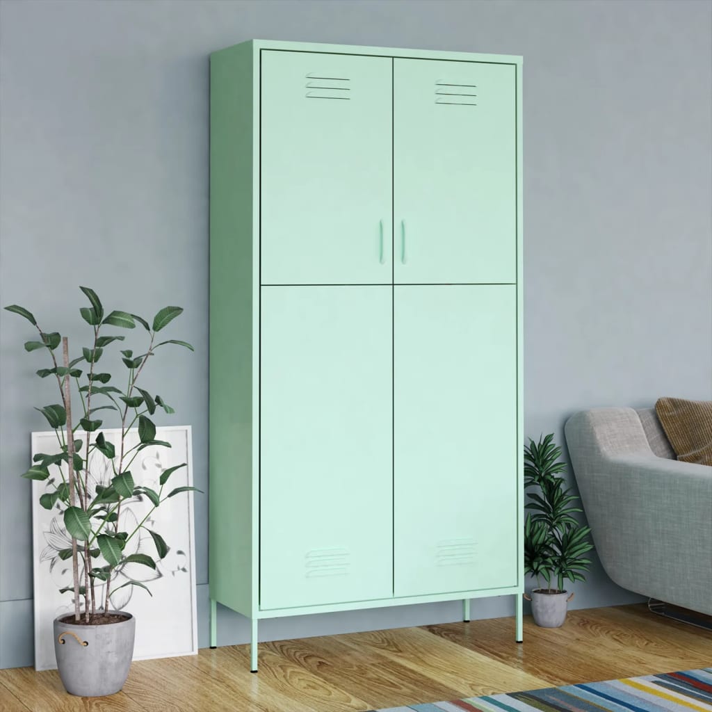 ASPEN 2 Door Wardrobe Mint - 90cm