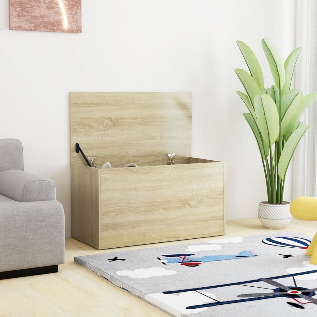 Storage Chest Sonoma Oak 84x42x46 cm Engineered Wood