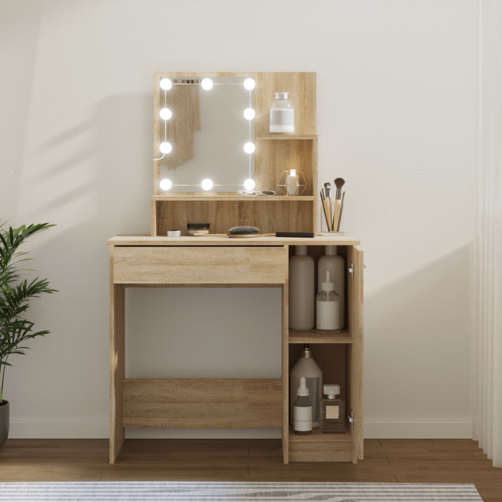 Dressing Table - CHENNAI Dresser Sonoma Oak 86.5cm