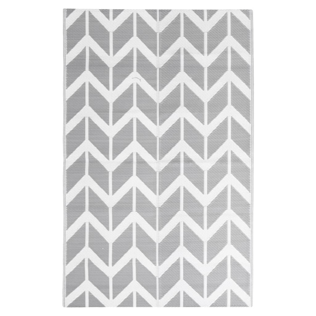 Outdoor Rug Grey 160x230 cm PP