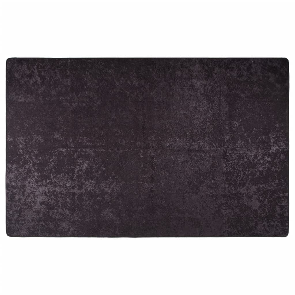 Rug Washable 80x150 cm Anthracite Anti Slip