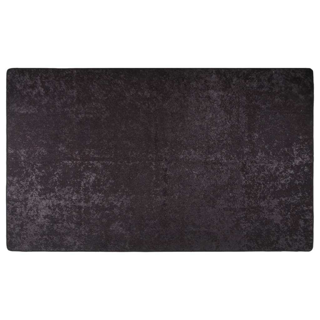 Rug Washable 120x180 cm Anthracite Anti Slip