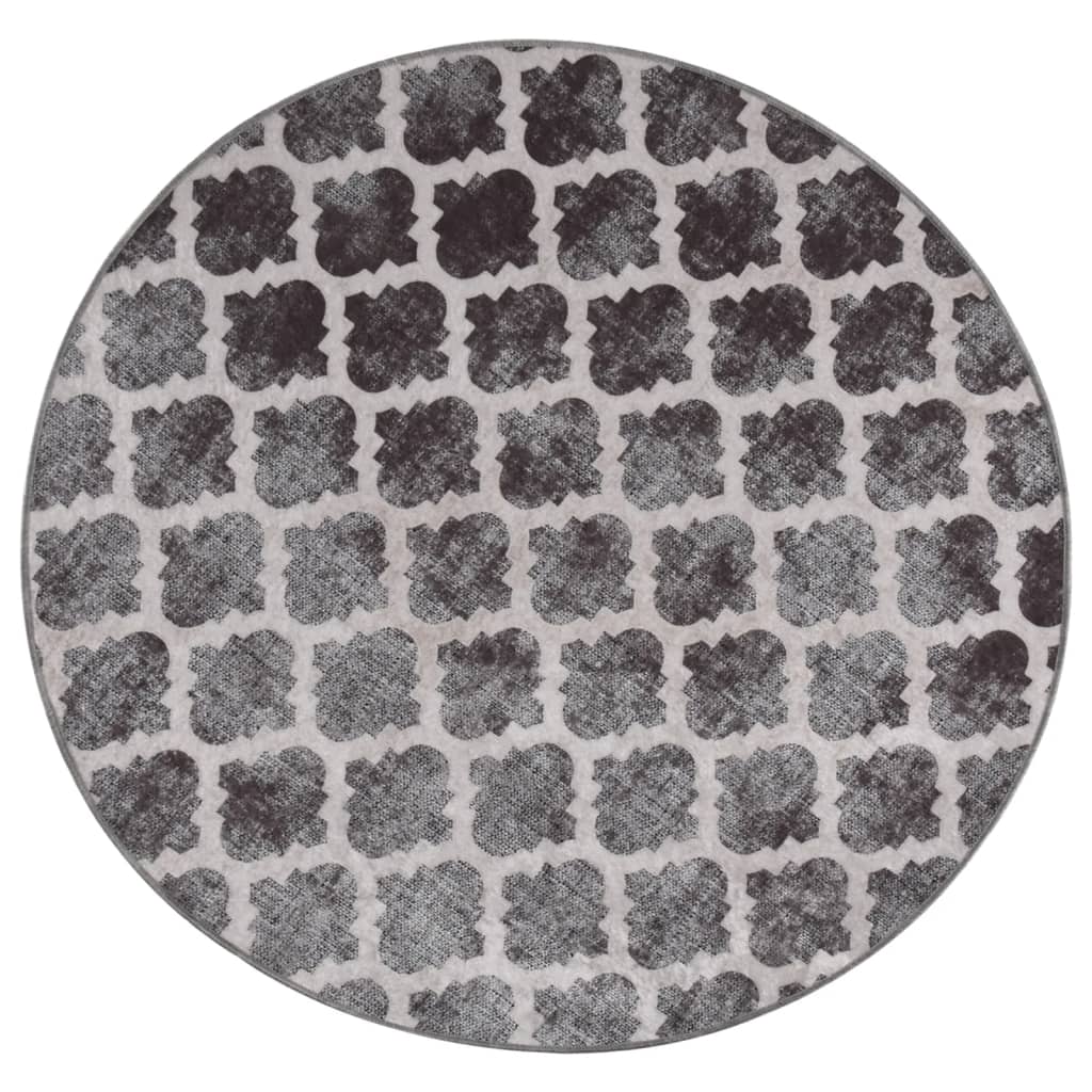 Rug Washable Ï†120 cm Multicolour Anti Slip