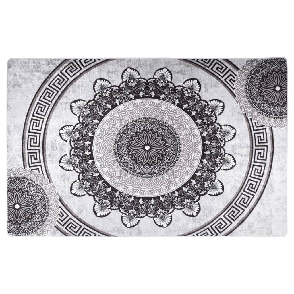 Rug Washable 80x150 cm Multicolour Anti Slip