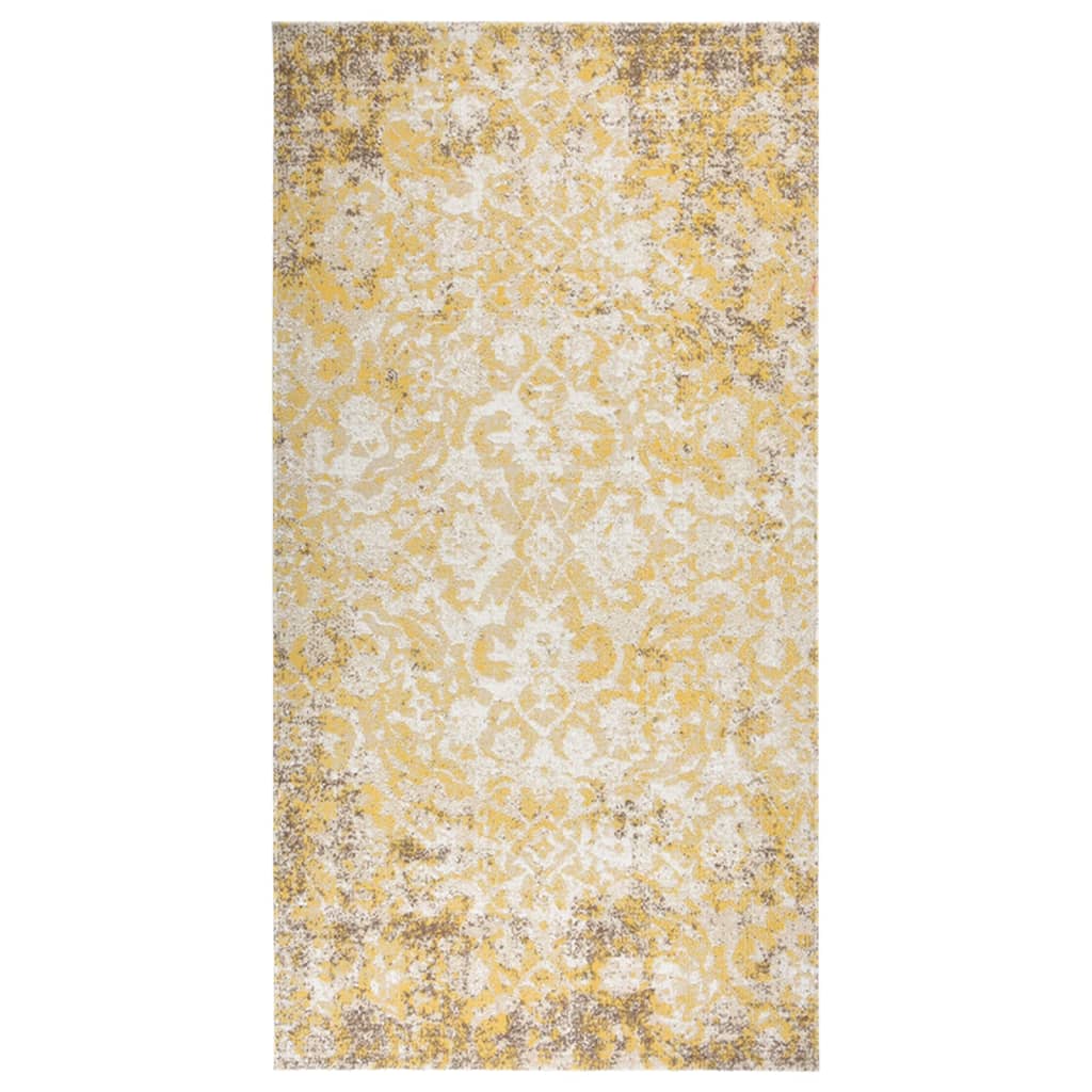 Outdoor Rug Flatweave 80x150 cm Yellow