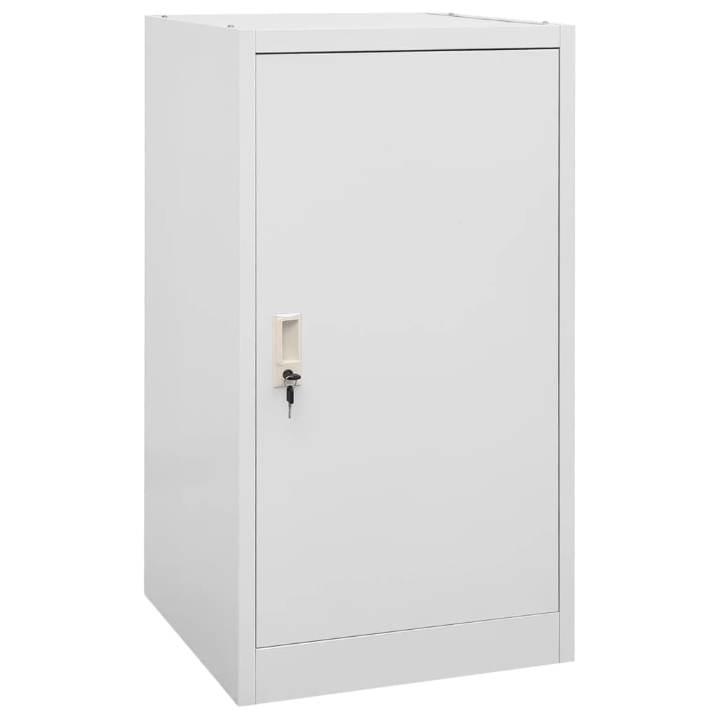 Saddle Cabinet Light Grey 53x53x105 cm Steel