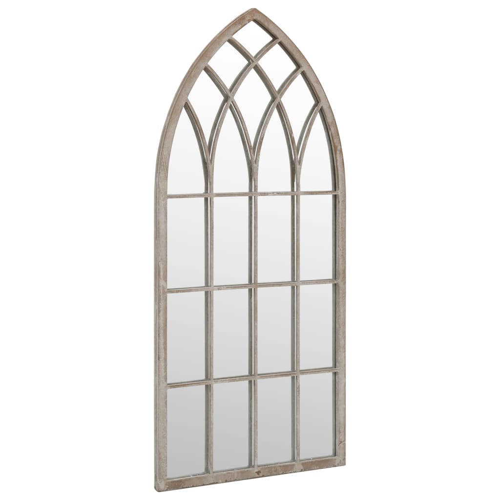 Garden Mirror Sand 70x30 cm Iron for Outdoor Use