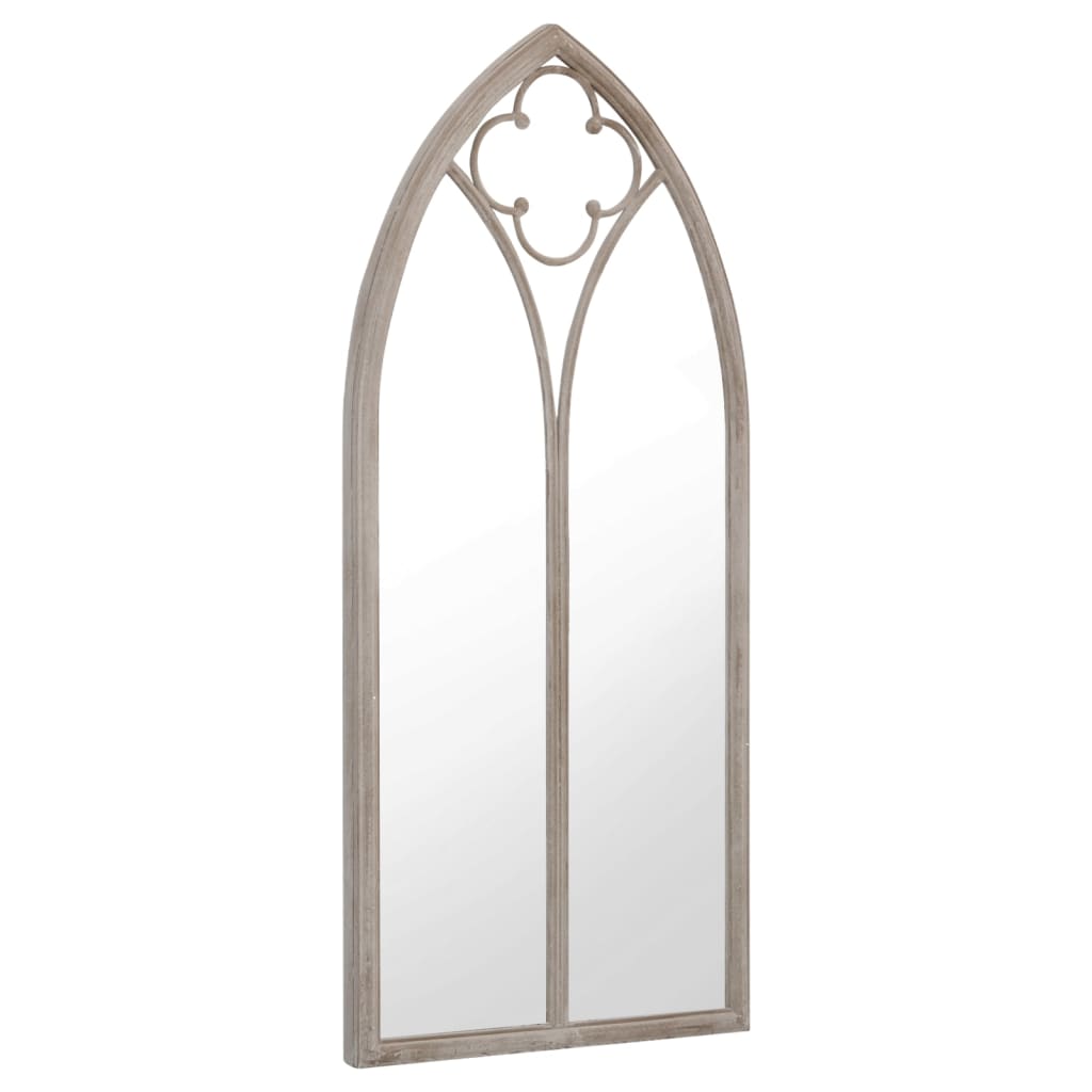 Garden Mirror Sand 100x45 cm Iron for Outdoor Use