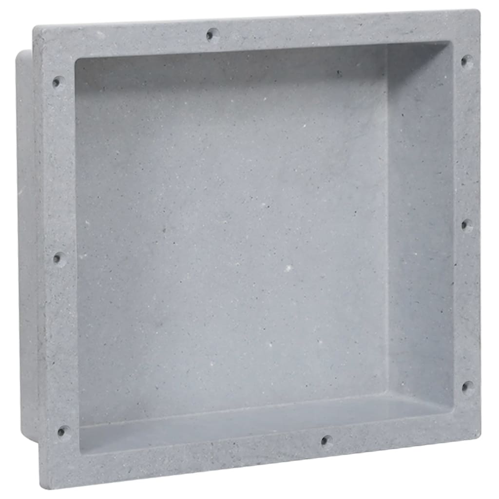 Shower Niche Matt Grey 41x36x10 cm