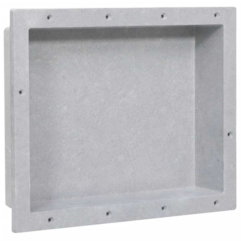 Shower Niche Matt Grey 41x51x10 cm