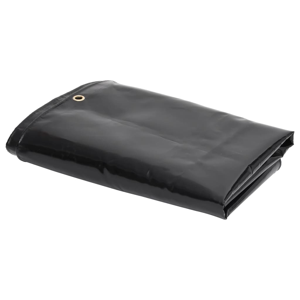 Tarpaulin 650 g/m2 3x3 m Black