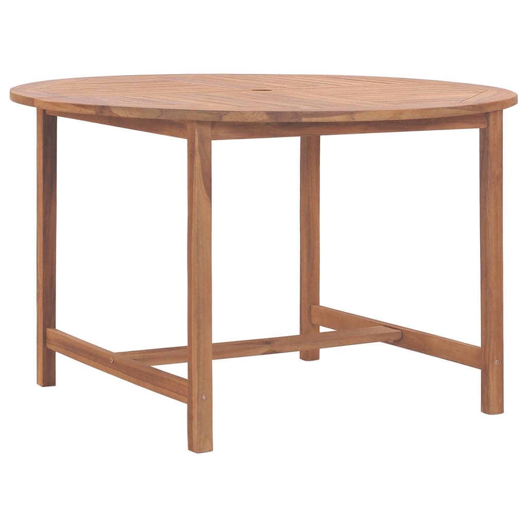 Garden Dining Table Ã ̃110x75 cm Solid Wood Teak