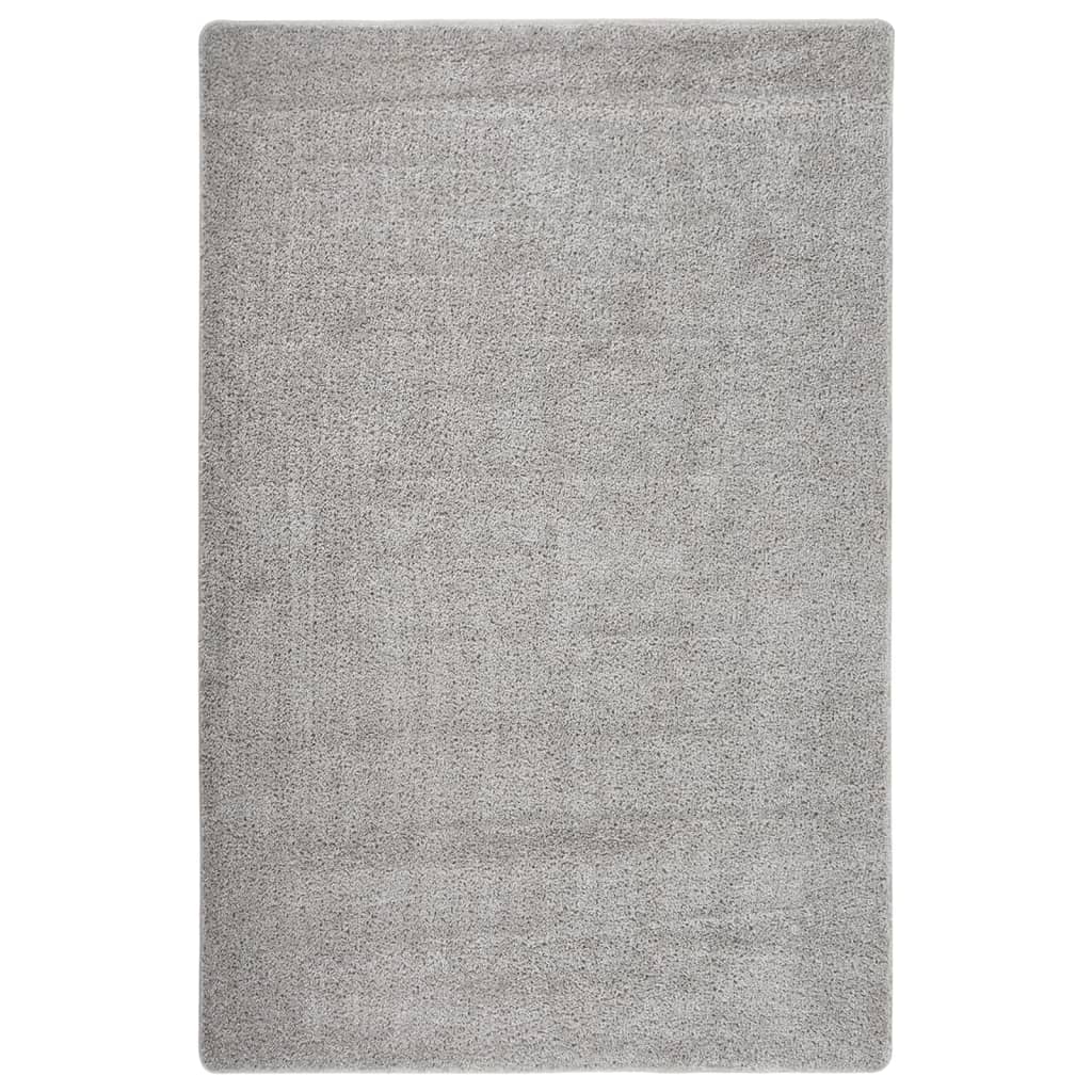 Shaggy Rug Light Grey 200x290 cm Anti Slip