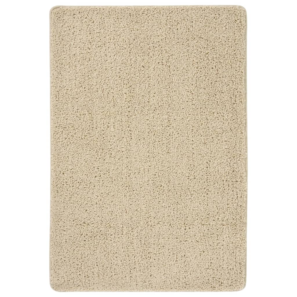 Shaggy Rug Cream 160x230 cm Anti Slip