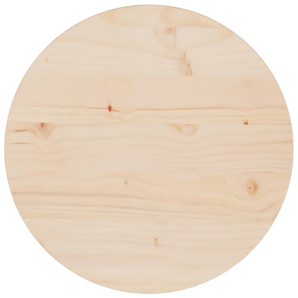 Table Top Ã ̃40x2.5 cm Solid Wood Pine