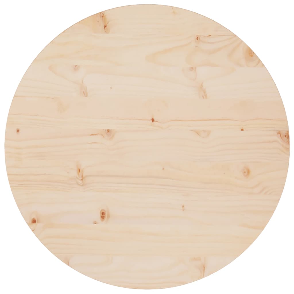 Table Top Ã ̃60x2.5 cm Solid Wood Pine
