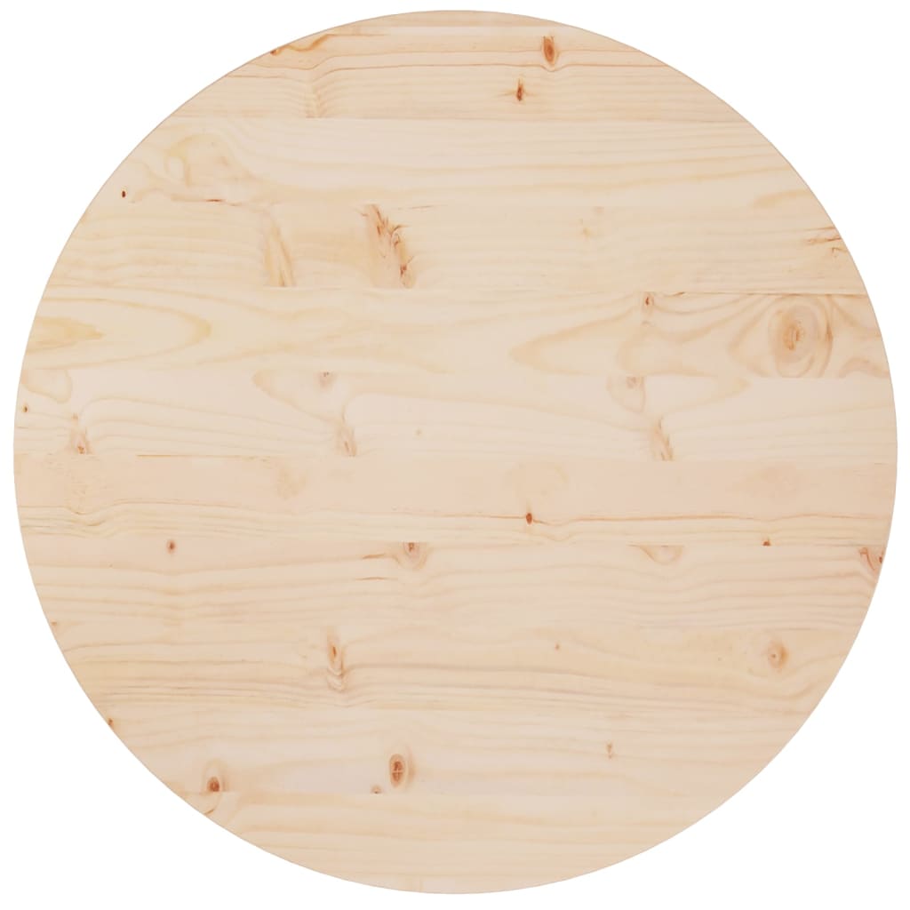 Table Top Ã ̃70x2.5 cm Solid Wood Pine