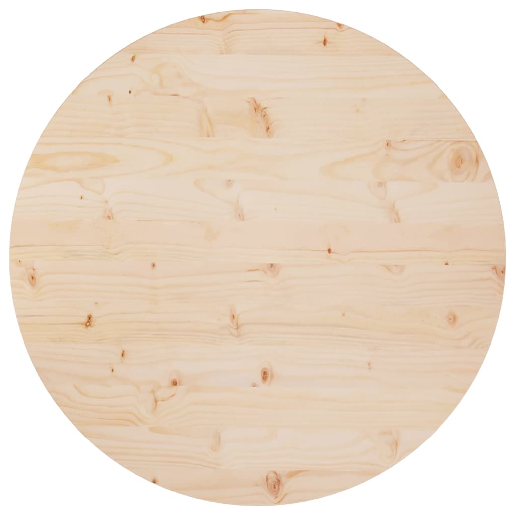 Table Top Ã ̃80x2.5 cm Solid Wood Pine