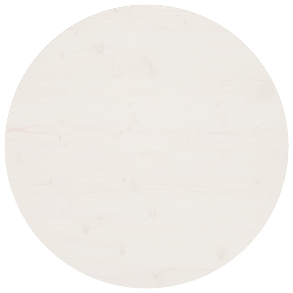 Table Top White Ã ̃80x2.5 cm Solid Wood Pine