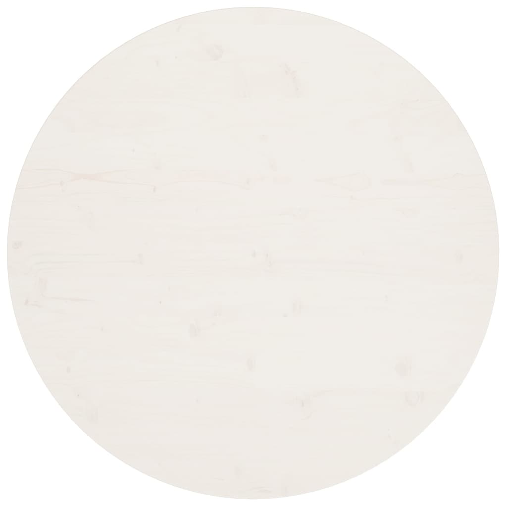 Table Top White Ã ̃90x2.5 cm Solid Wood Pine