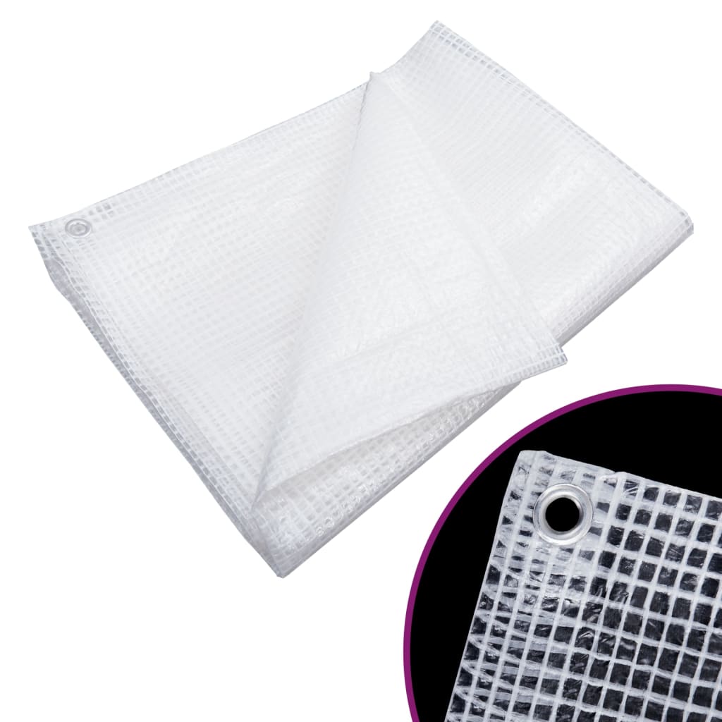 Leno Tarpaulin 140 g/m2 6x6 m White