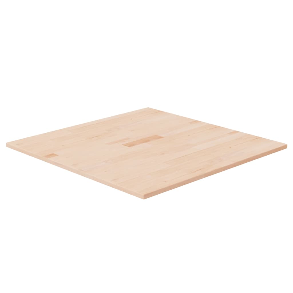Square Table Top 70x70x1.5 cm Untreated Solid Wood Oak