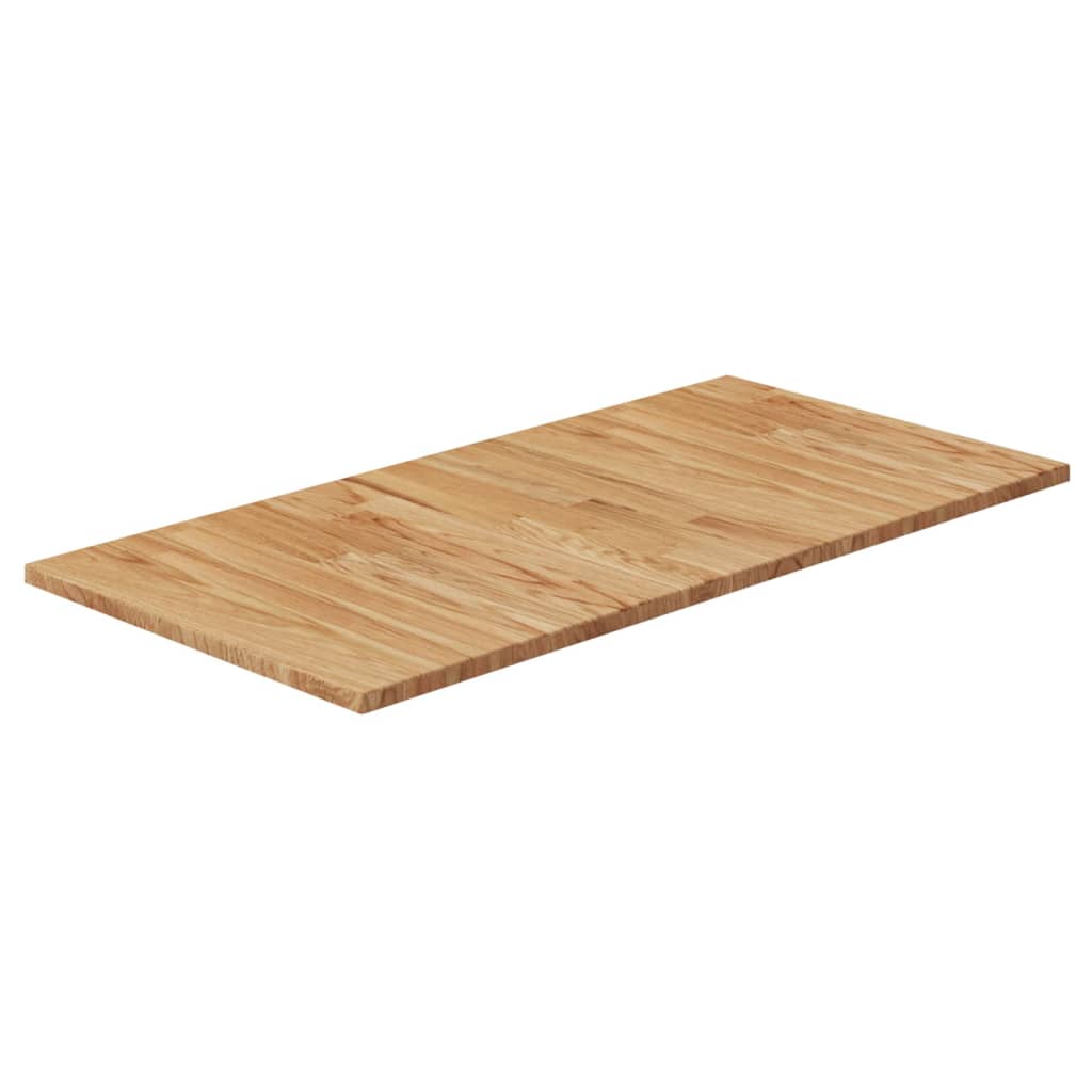 Bathroom Countertop Light Brown 80x40x1.5cm Treated Solid Wood