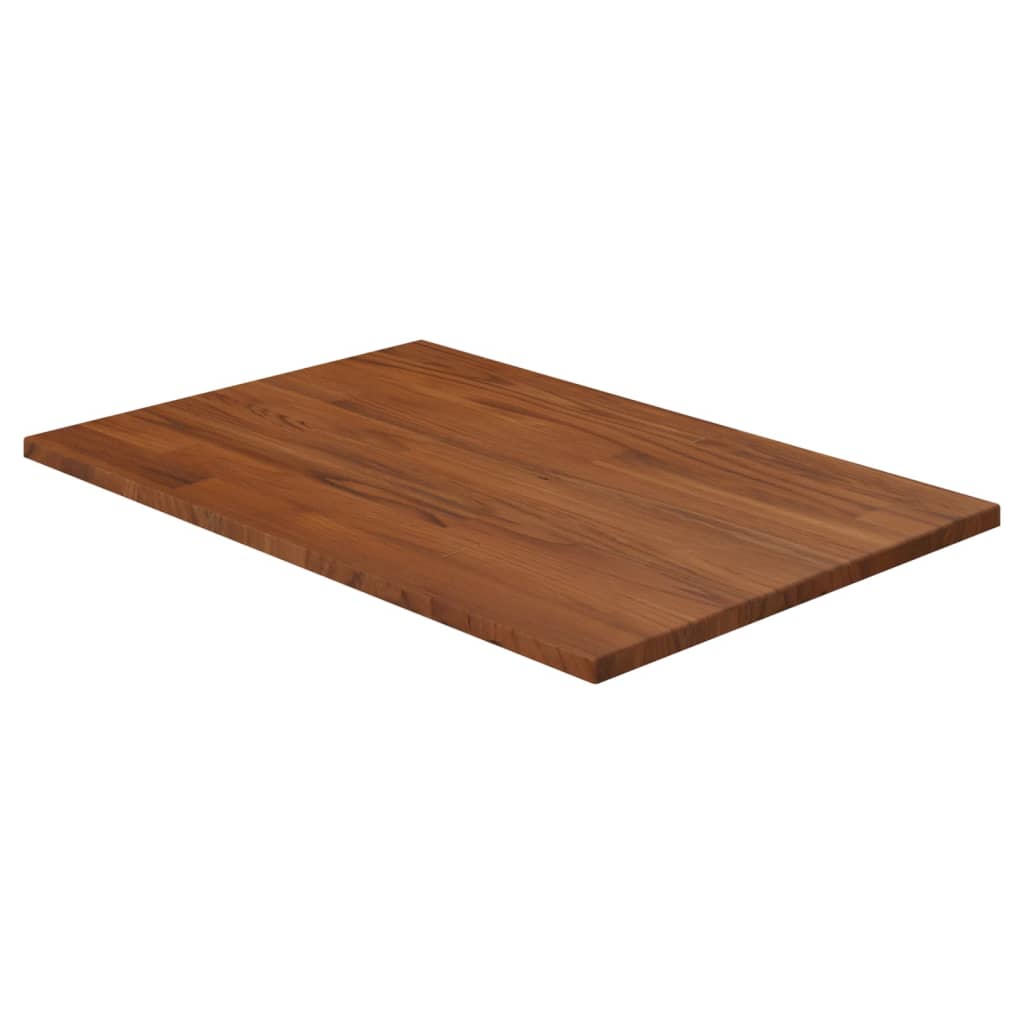 Bathroom Countertop Dark Brown 60x40x1.5cm Treated Solid Wood