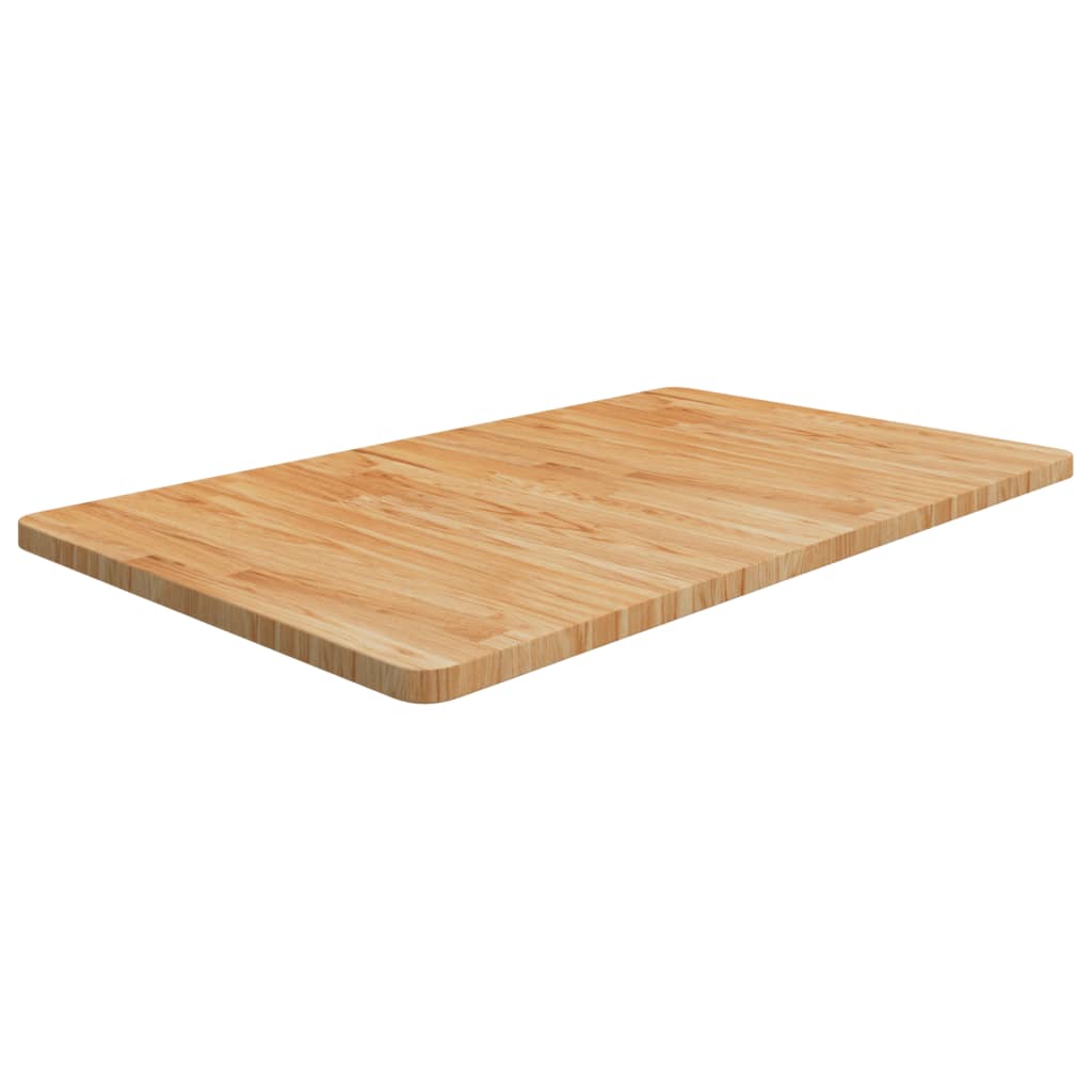 Bathroom Countertop Light Brown 100x60x2.5cm Treated Solid Wood