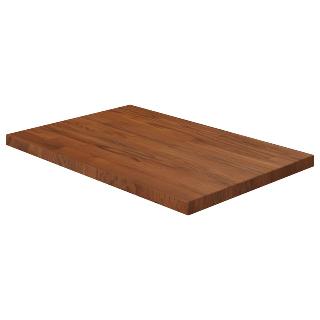 Bathroom Countertop Dark Brown 60x40x2.5cm Treated Solid Wood