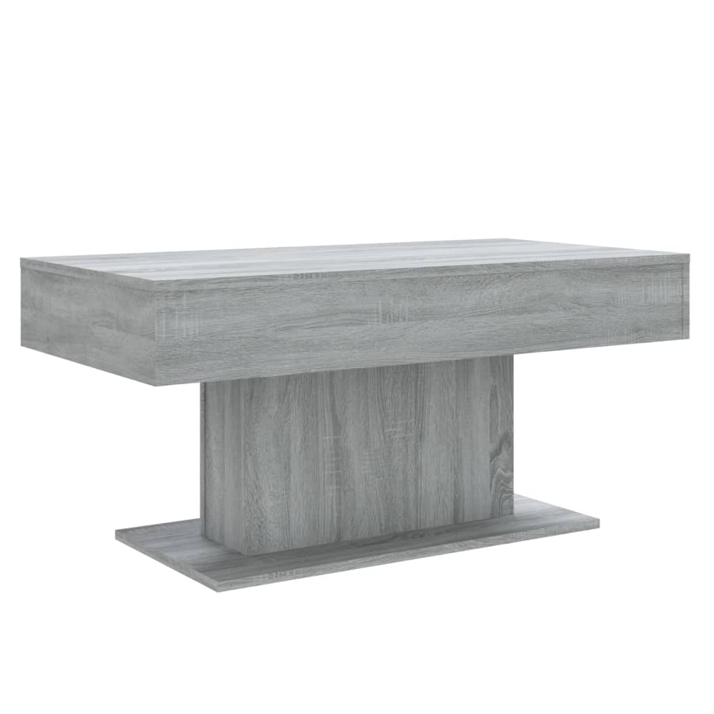Coffee Table Grey Sonoma 96x50x45 cm Engineered Wood