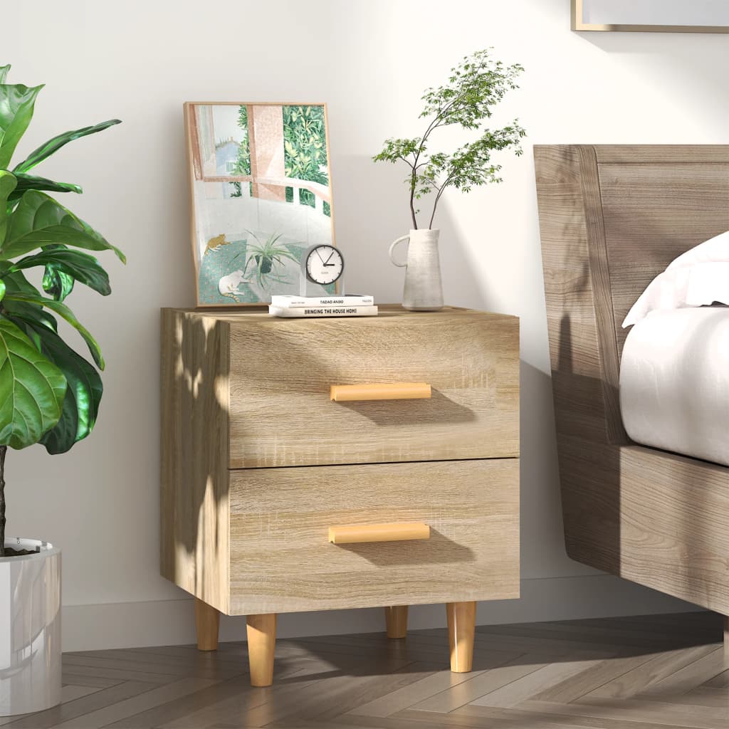Bed Cabinet Sonoma Oak 40x35x47.5 cm