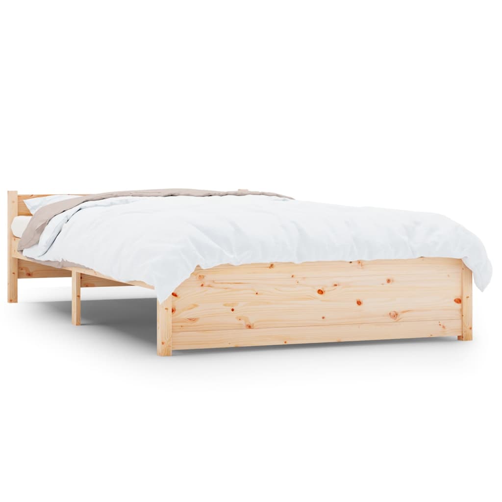 Bed Frame Solid Wood 120x200 cm