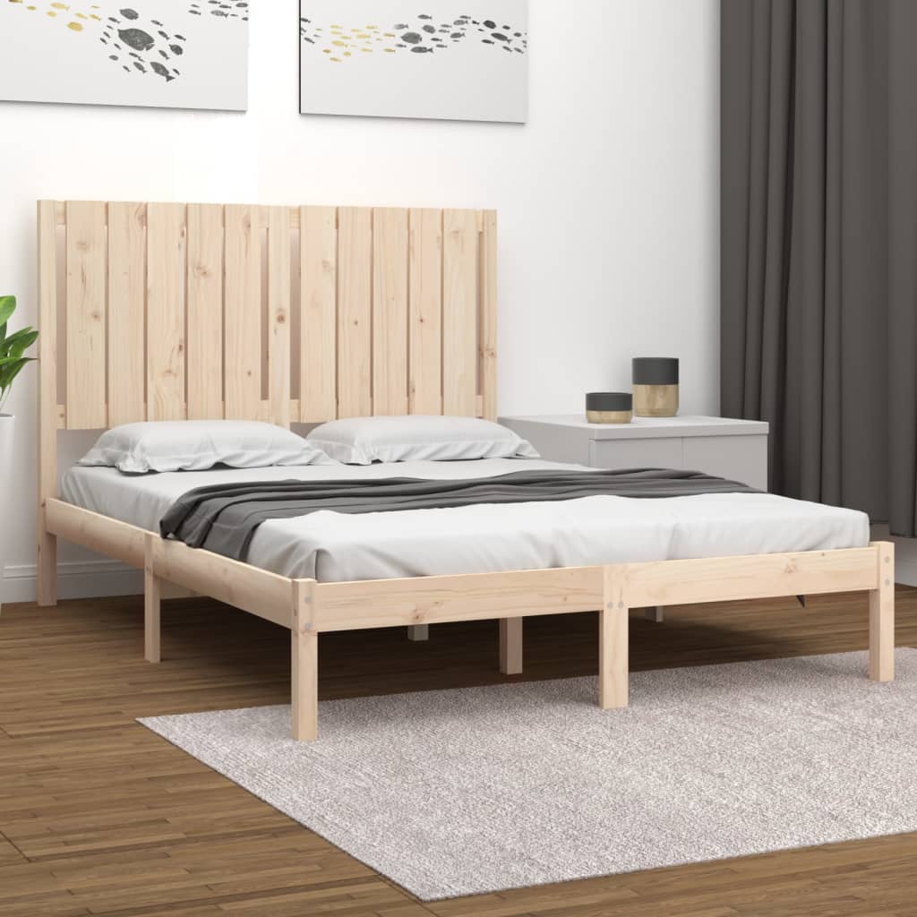Bed Frame Solid Wood Pine 120x200 cm