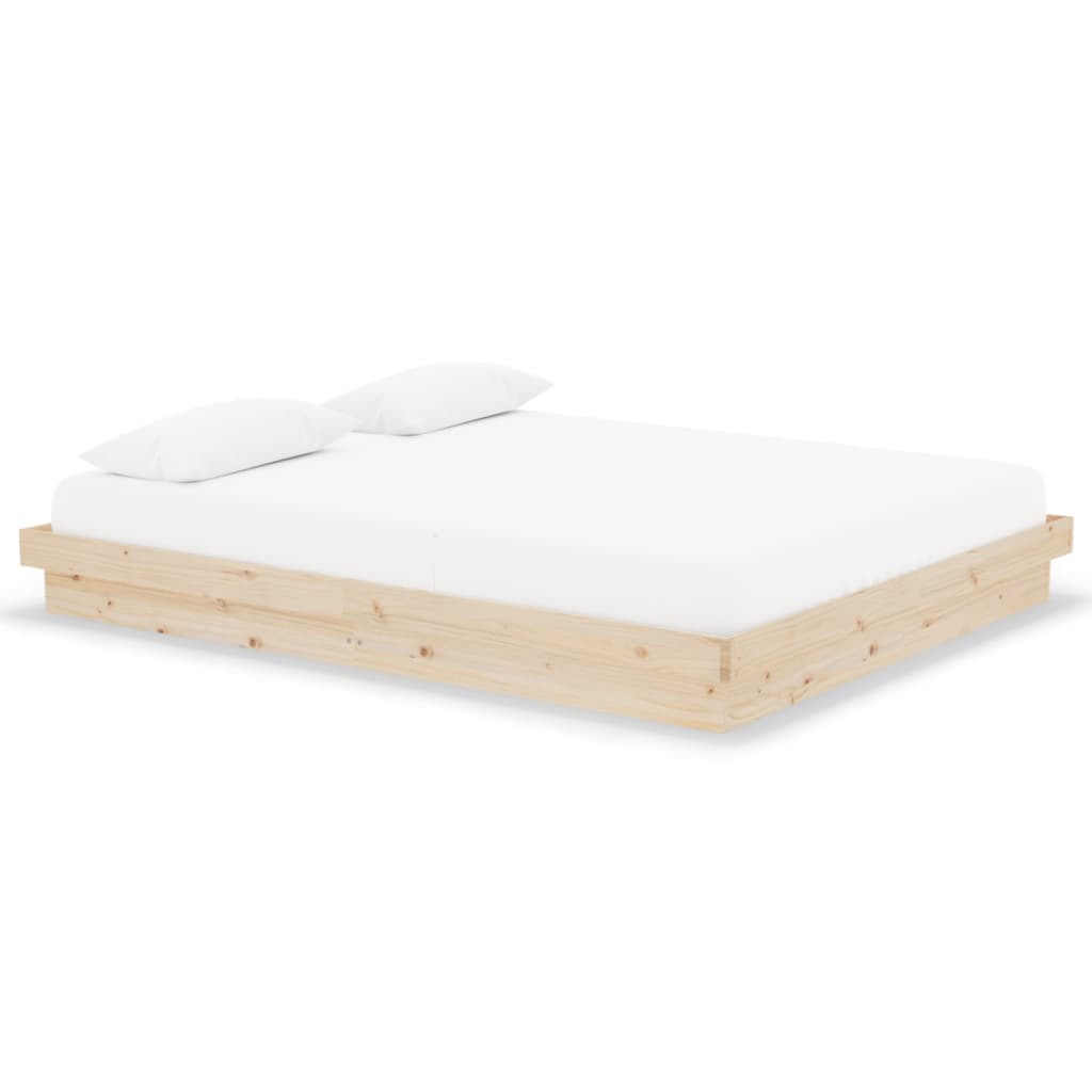 Bed Frame Solid Wood Pine 160x200 cm