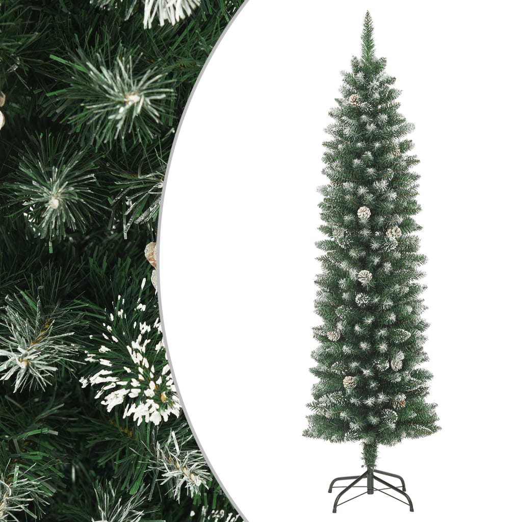 Nevis Artificial Slim Christmas Tree Stand 180cm PVC