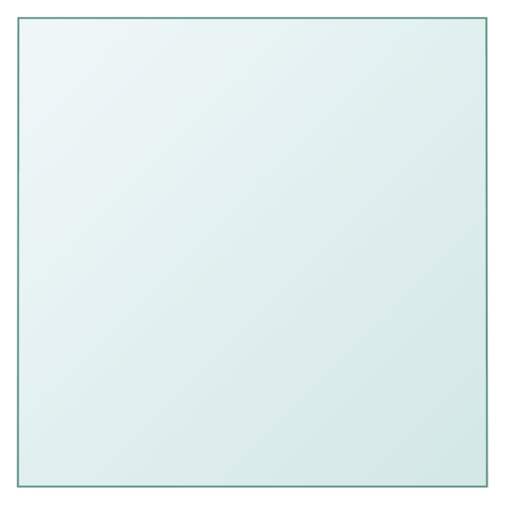 Table Top Transparent 30x30cm Tempered Glass
